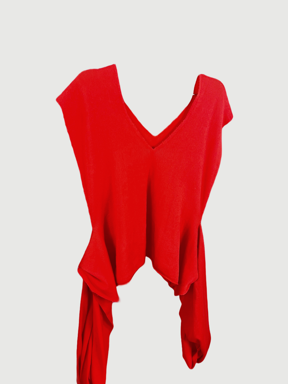 ISSEY MIYAKE Crossover Knit Top