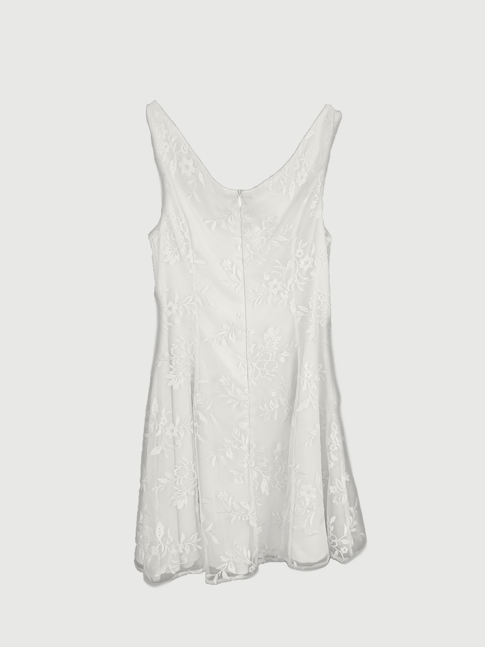 White Lace Micro Mini Dress