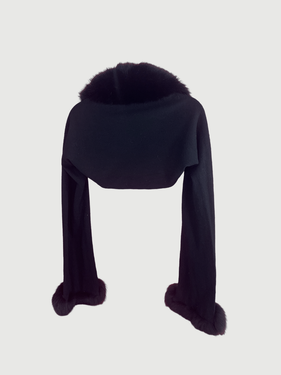Fur lined deals shawl