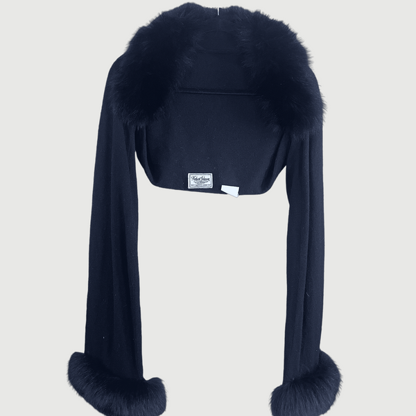 Fur lined deals shawl