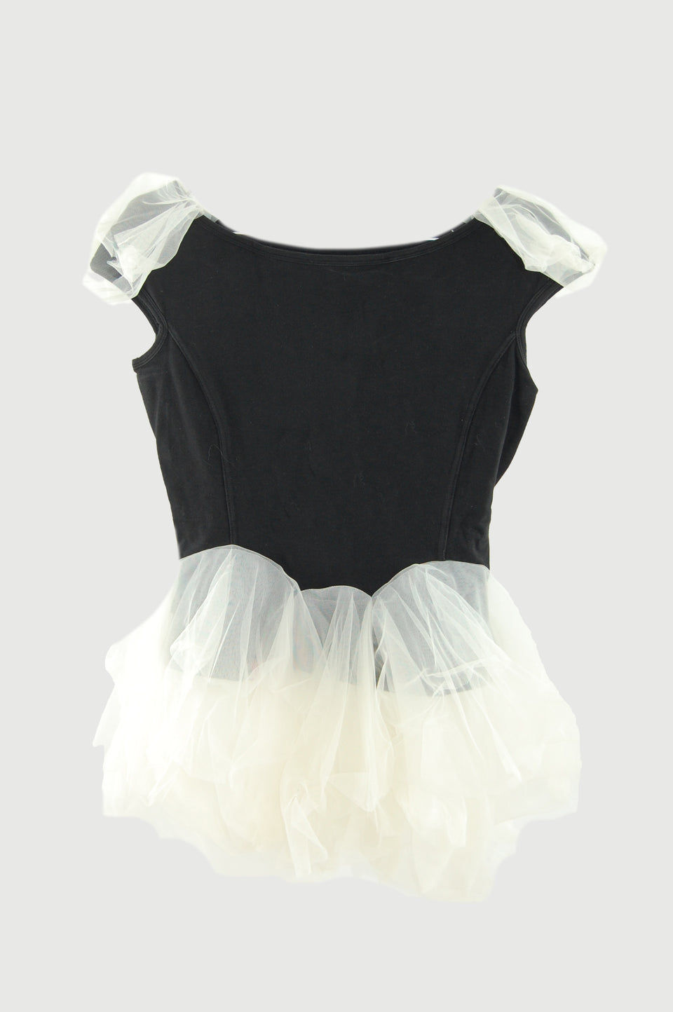 Mesh Trim Ballet Top