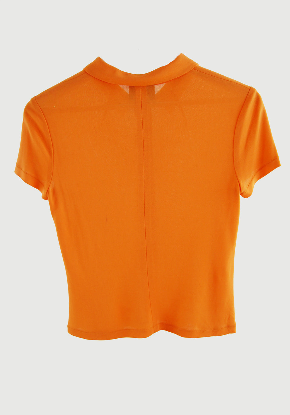 Orange DKNY Polo Top