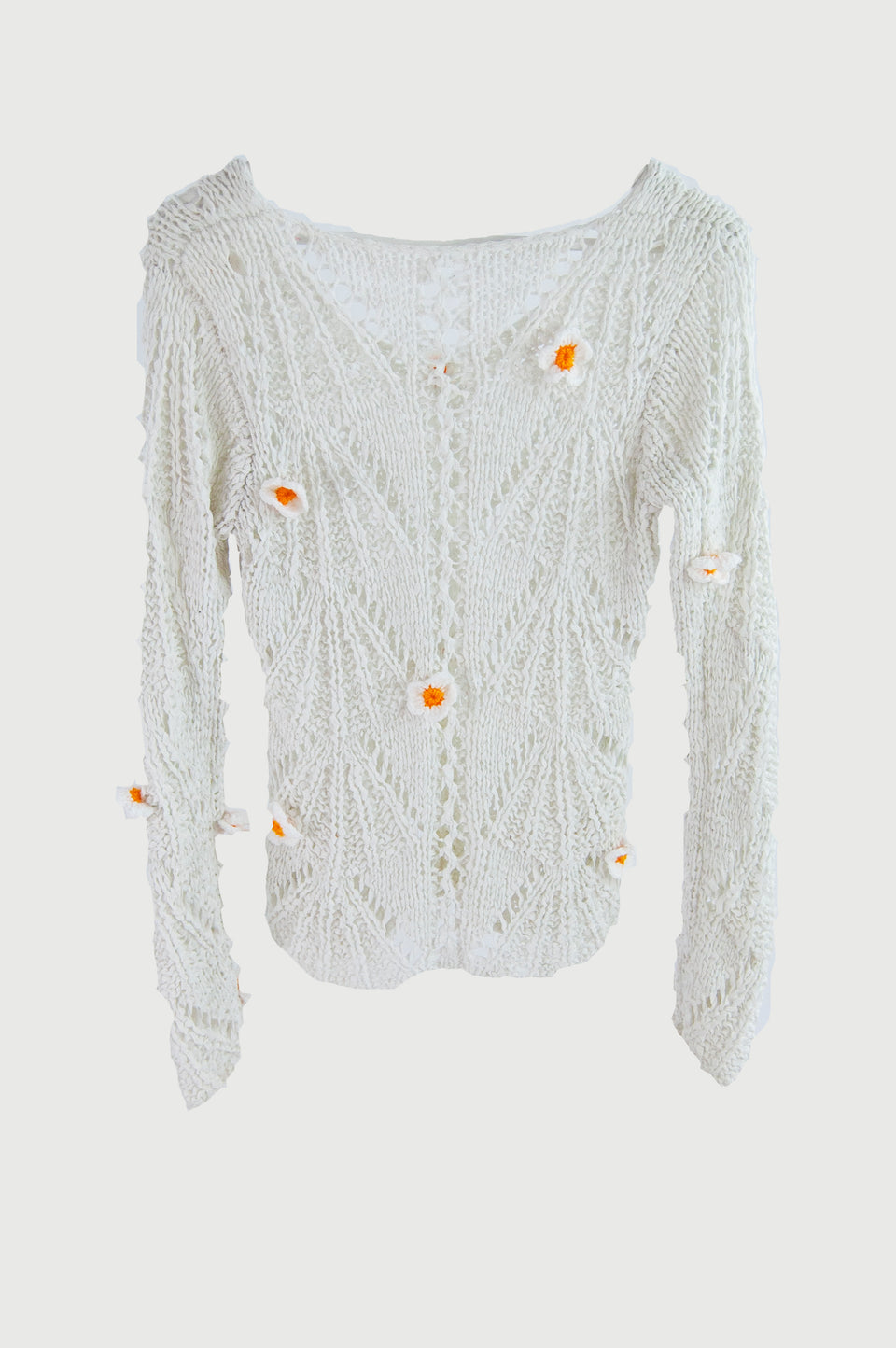 Handmade Daisy Crochet Top