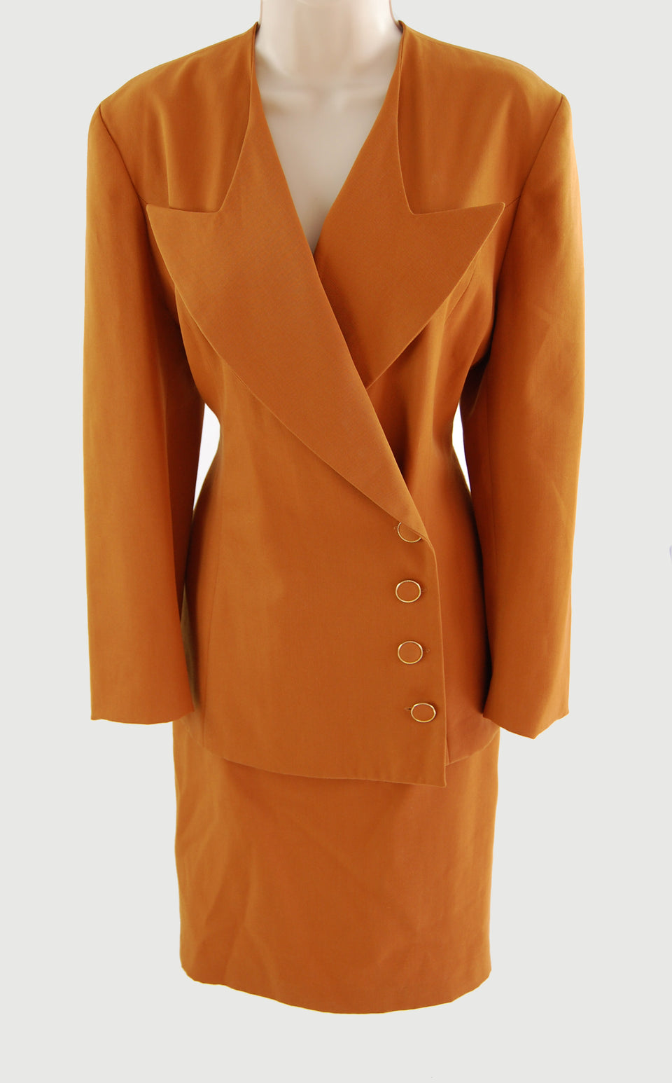 1970's Structured Power Skirt Suit