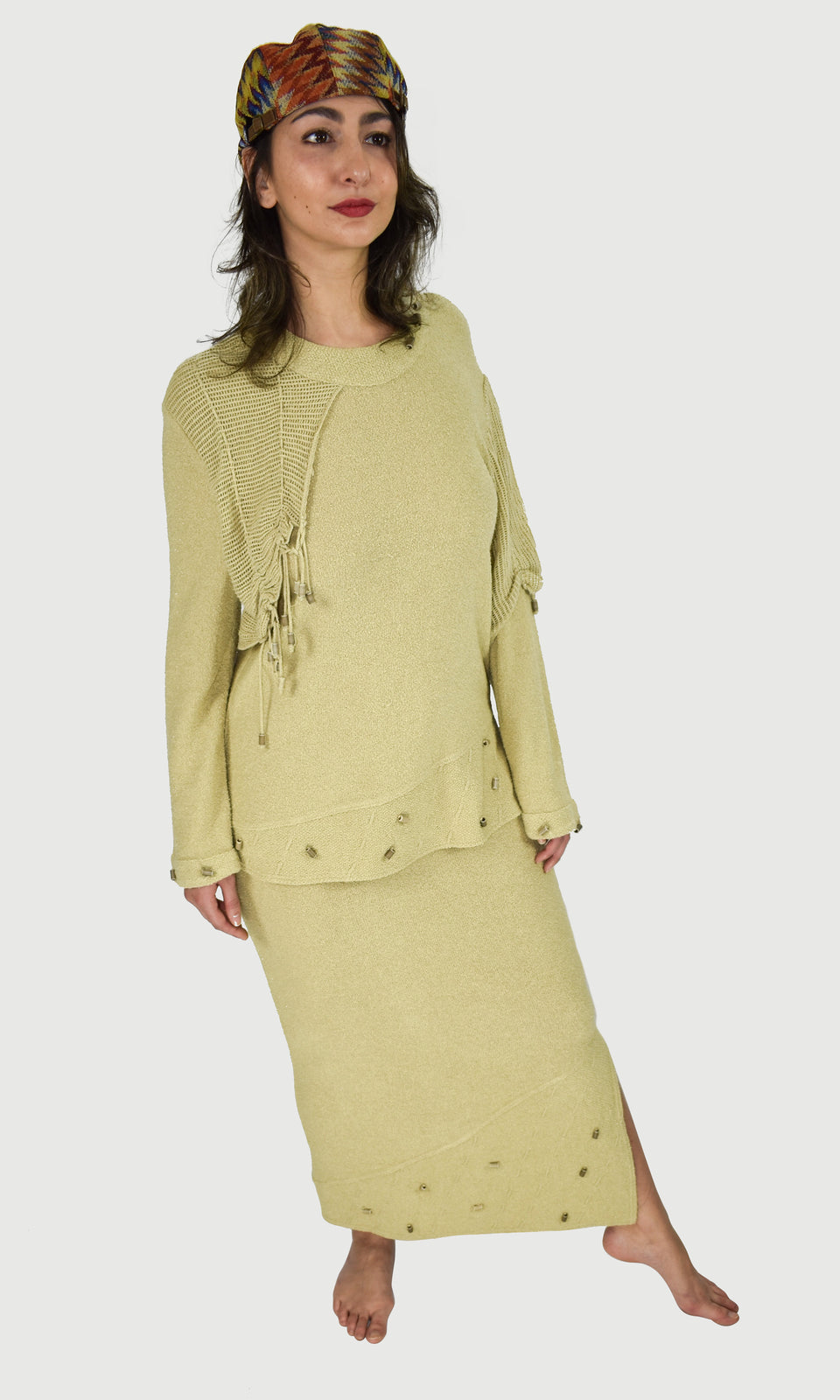 Lagenlook Womens Two Piece Skirt Set