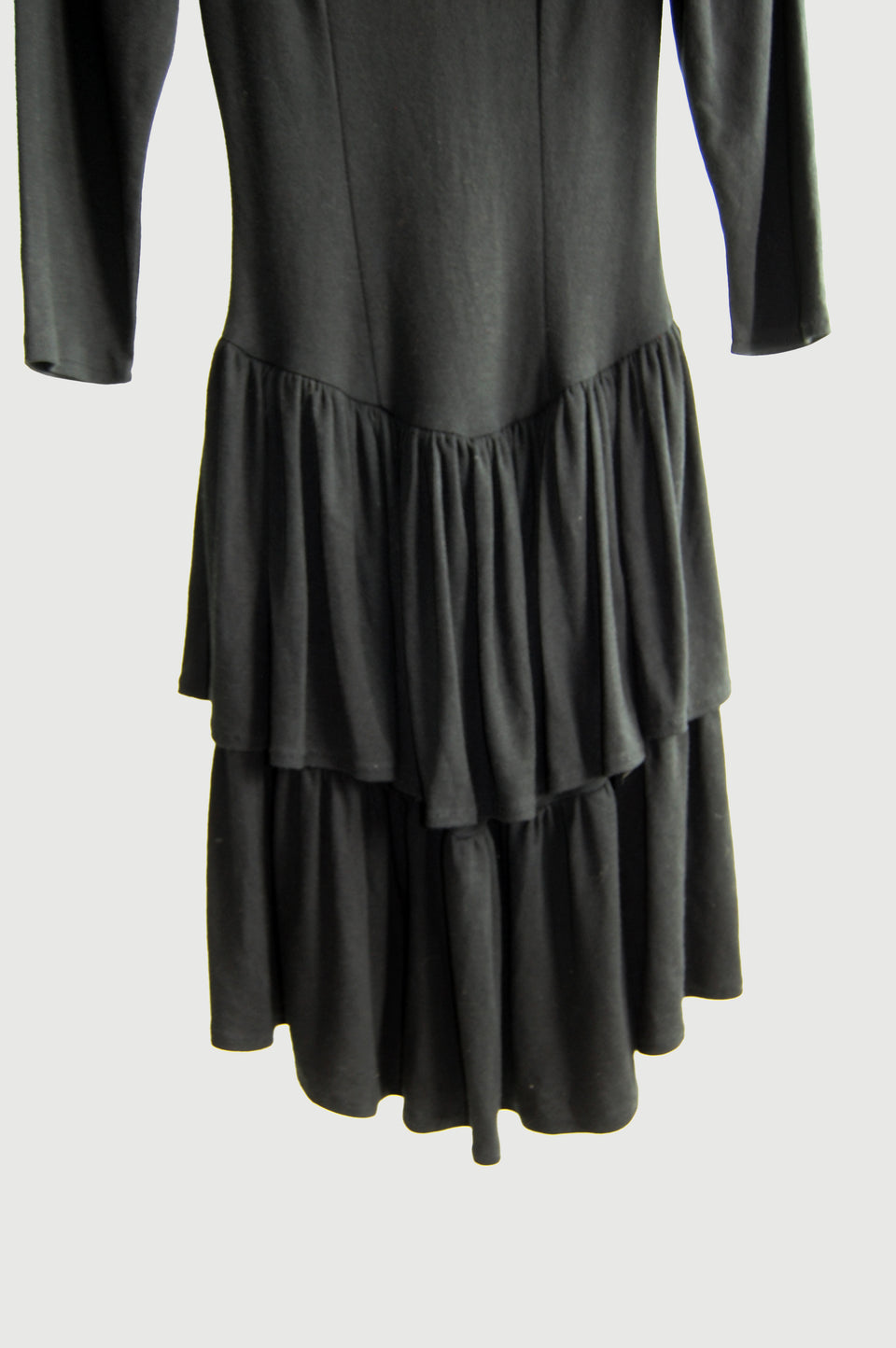 Scoop Back Ruffle Mini Dress
