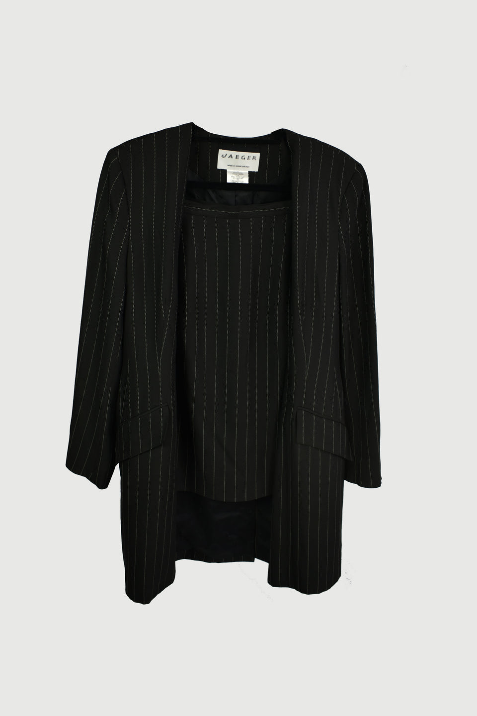 JAEGER Pin Stripe Skirt Suit