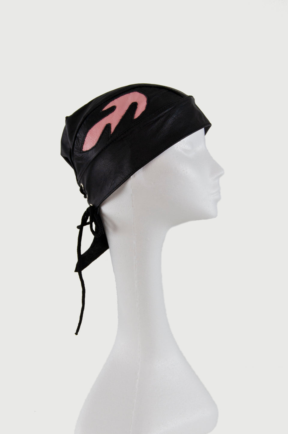 Leather Flame Cap