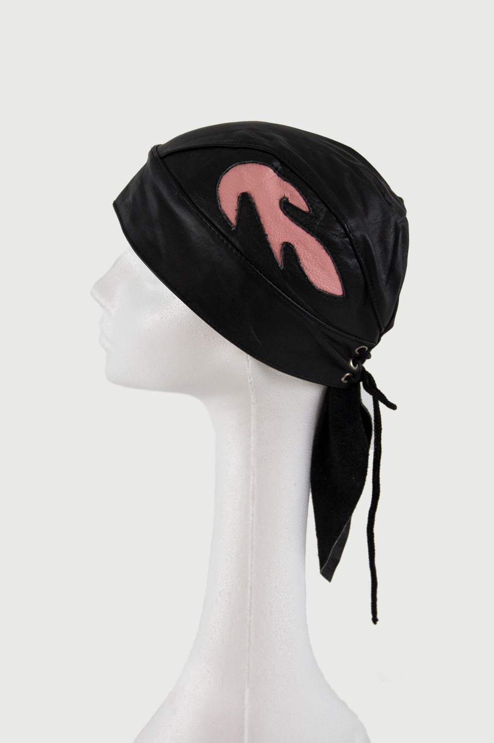 Leather Flame Cap