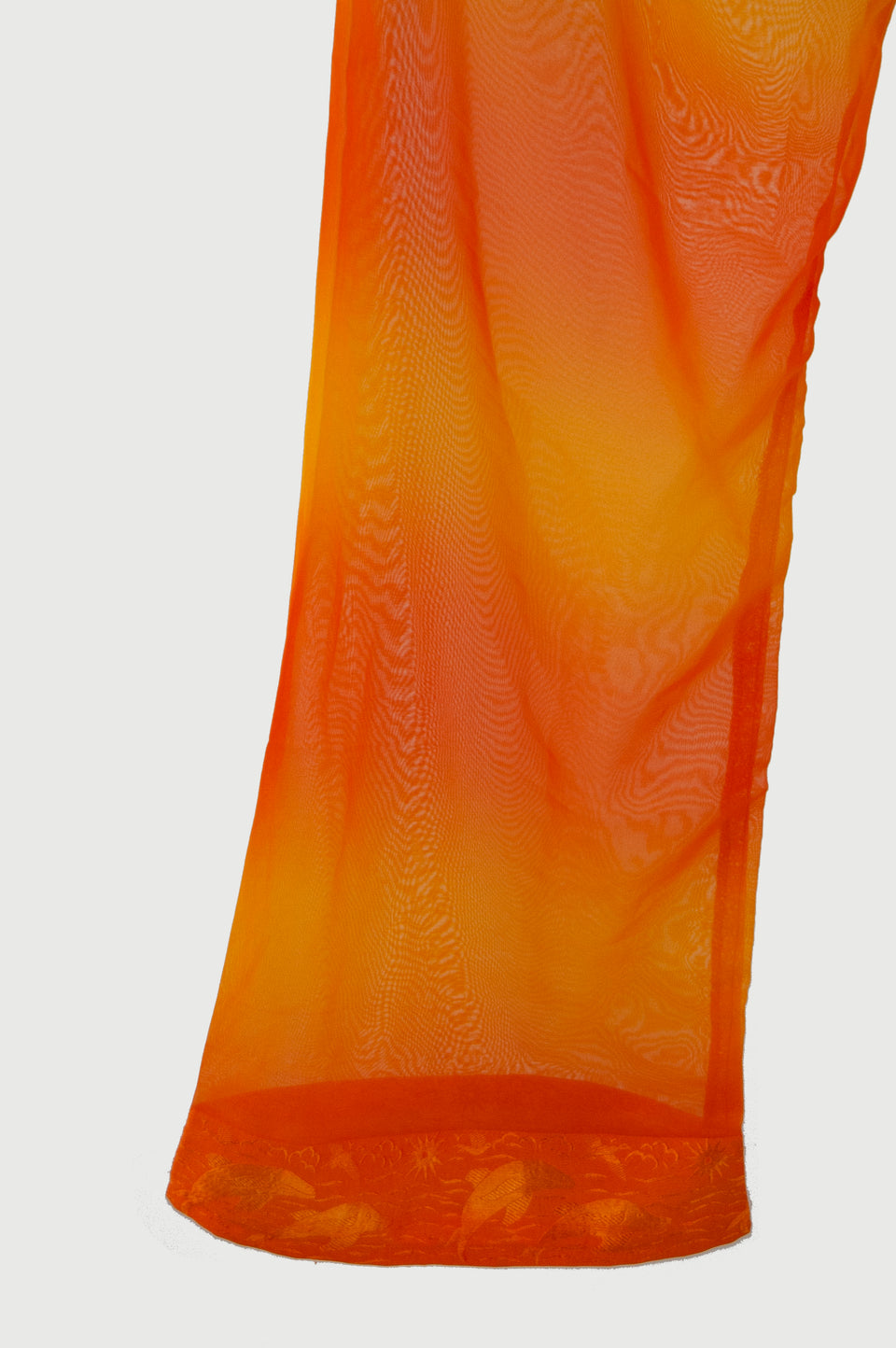 Orange Silk Pants