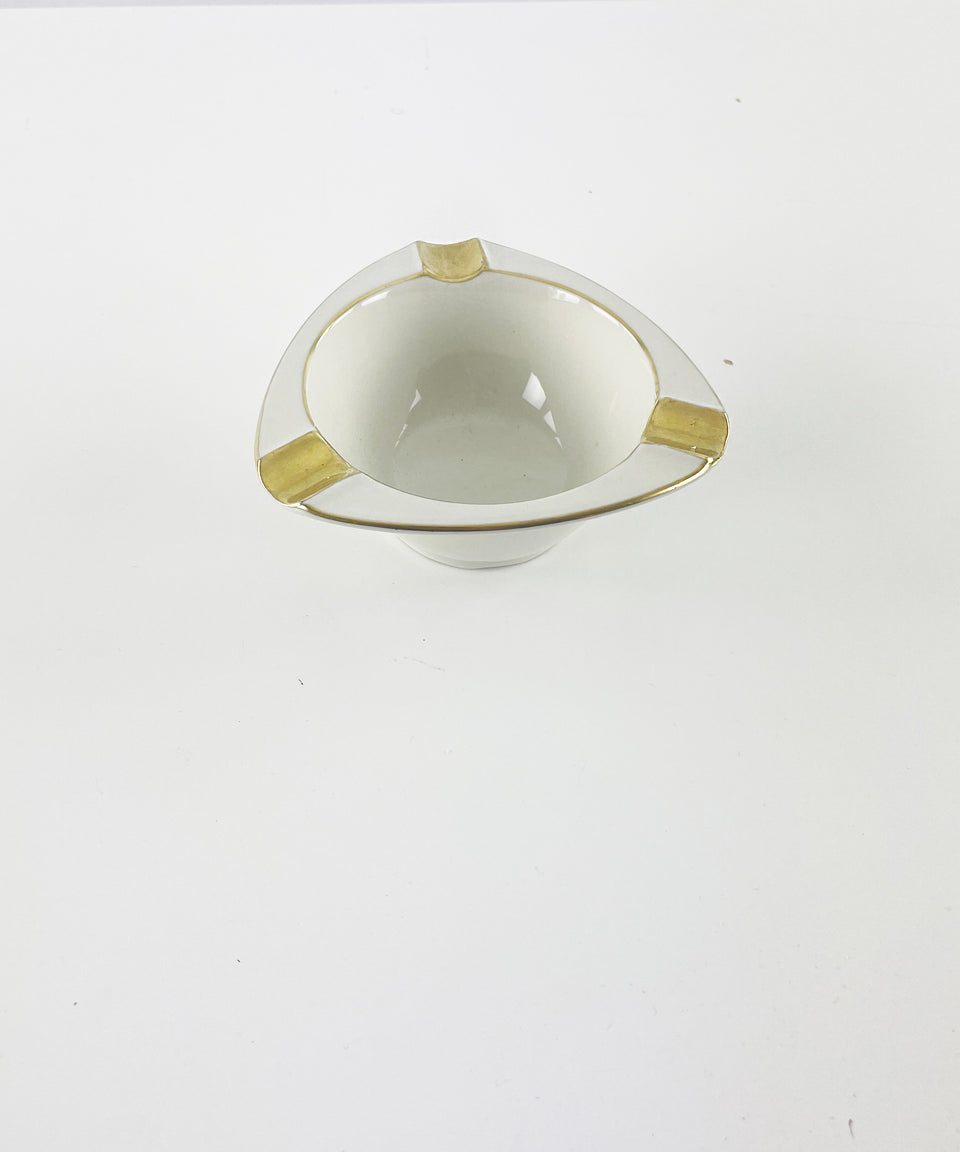 1950's Art Deco Porcelain Ashtray